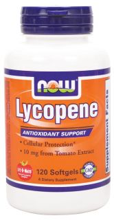 NOW Foods   Lycopene 10 mg.   120 Softgels