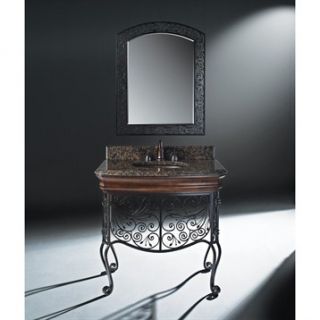 Luxe Adria 36 Single Bathroom Vanity   Antique Caramel