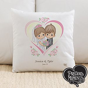 Personalized Precious Moments Wedding Pillow