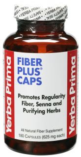 Yerba Prima   Fiber Plus Caps 625 mg.   180 Capsules