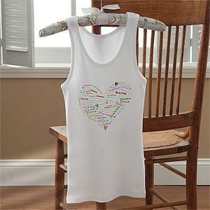 Personalized Tank Tops for Mom   Her Heart of Love