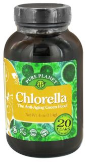 Pure Planet   Chlorella Anti Aging Green Food   4 oz.