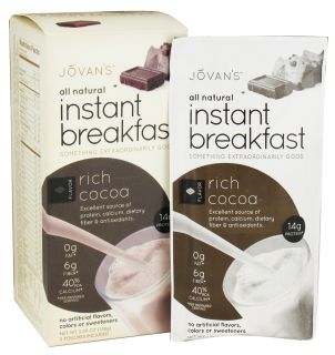 Jovans   All Natural Instant Breakfast Rich Cocoa   5 Pouches