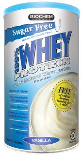 Biochem by Country Life   100% Whey Protein Powder Sugar Free Vanilla   13.7 oz.