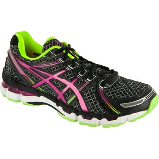 ASICS GEL Kayano 19 ASICS Womens Running Shoes Black/Electric Pink/Apple
