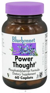 Bluebonnet Nutrition   Power Thought Phosphatidylserine Formula   60 Caplets