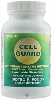Biotec Foods   Cell Guard Antioxidant Enzyme   170 Caplets