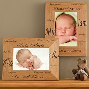 Personalized Baby Picture Frames   New Arrival   4x6