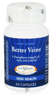 Enzymatic Therapy   Better Veins   60 Capsules Formerly Aorta Glycan