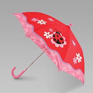 Personalized Girls Umbrella   Ladybug