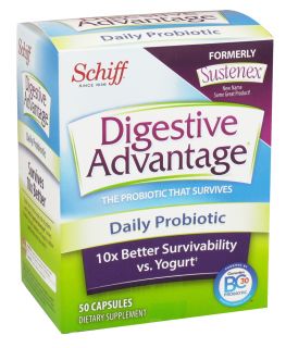 Schiff   Digestive Advantage Daily Probiotic   50 Capsules (formerly Sustenex)