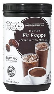 Big Train   Fit Frappe Coffee Protein Drink Mix Espresso   19.1 oz.