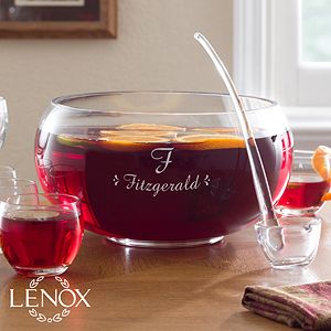 Personalized Punch Bowl Set   Family Celebration