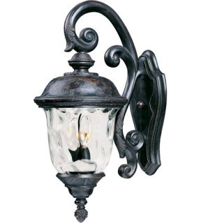 Carriage House Vx 3 Light Outdoor Wall Lights in Oriental Bronze 40497WGOB