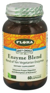 Flora   Udos Choice Enzyme Blend   60 Capsules