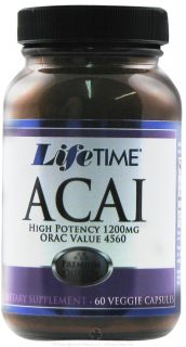 LifeTime Vitamins   Acai High Potency 1200 mg.   60 Vegetarian Capsules