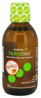 Ascenta Health   NutraSea Balanced EPA & DHA Omega 3 Supplement Mango   6.8 oz. DAILY DEAL