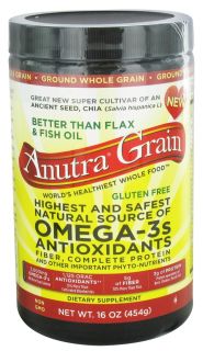 Anutra   Grain Omega 3s Antioxidants Whole Ground   16 oz.