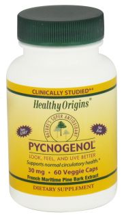 Healthy Origins   Pycnogenol 30 mg.   60 Vegetarian Capsules