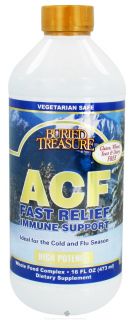 Buried Treasure Products   ACF Fast Relief Immune Support High Potency   16 oz.