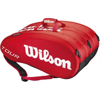 Wilson Tour 15 Pack Bag Red Molded Wilson Tennis Bags