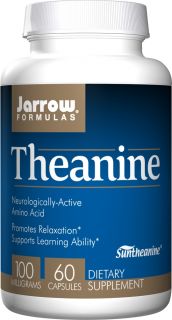 Jarrow Formulas   Theanine 100 mg.   60 Capsules