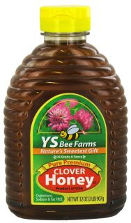 YS Organic Bee Farms   Clover Honey Pure Premium   32 oz.