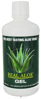 Real Aloe   Organically Grown Real Aloe Vera Gel   32 oz.
