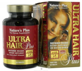 Natures Plus   Ultra Hair Plus   60 Tablets
