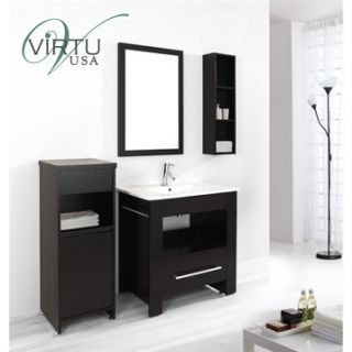 Virtu USA Masselin 32 Single Sink Bathroom Vanity Set   Espresso