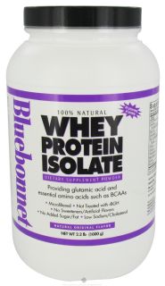 Bluebonnet Nutrition   100% Natural Whey Protein Isolate Powder Natural Original Flavor   2.2 lbs.