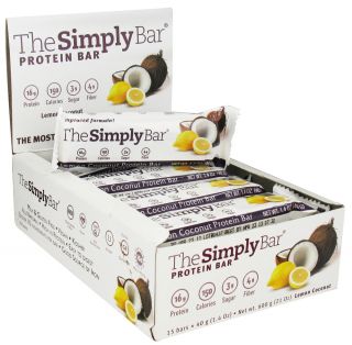 The Simply Bar   Protein Bar Lemon Coconut   1.4 oz.