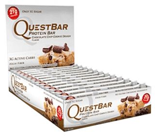 Quest Nutrition   Quest Bar Natural Protein Bar Chocolate Chip Cookie Dough   2.12 oz.