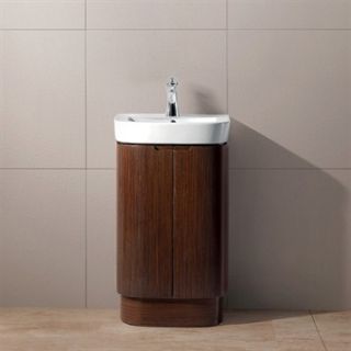 Vigo 20 inch Calantha Single Bathroom Vanity   Wenge