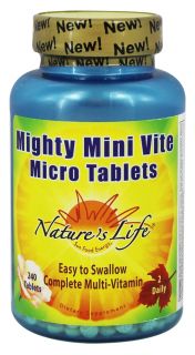 Natures Life   Mighty Mini Vite Mirco Tablets Multivitamin   240 Tablets