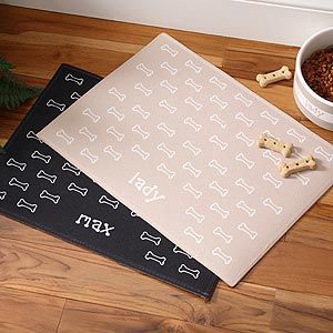 Personalized Pet Food Place Mat   Doggie Diner