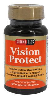 Sedona Labs   Vision Protect Dietary Supplement   60 Capsules
