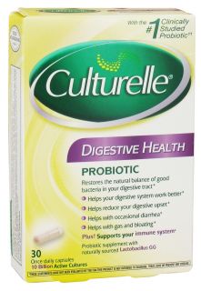 Culturelle   Probiotic Digestive Health   30 Capsules