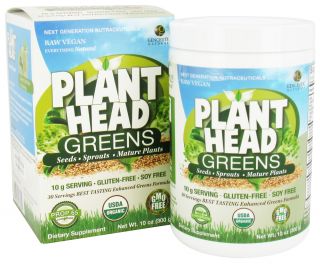 Genceutic Naturals   Plant Head Greens   10 oz.