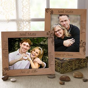 Personalized Soul Mates Picture Frame   8 x 10