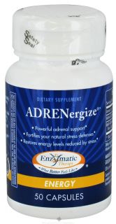 Enzymatic Therapy   ADRENergize   50 Capsules (Formerly Adrenal Cortex Complex)