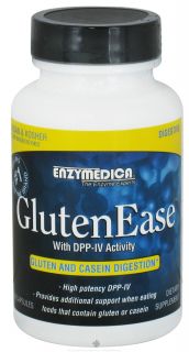 Enzymedica   GlutenEase With DPP IV Activity   60 Capsules