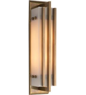 Thomas Obrien Ted 2 Light Bathroom Vanity Lights in Hand Rubbed Antique Brass TOB2006HAB