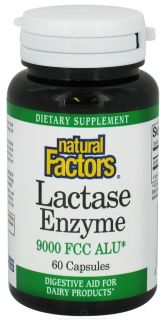 Natural Factors   Lactase Enzyme   60 Capsules