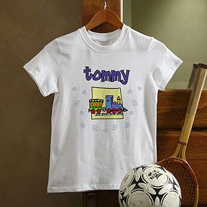 Personalized Kids T Shirts   Hes All Boy