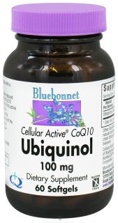 Bluebonnet Nutrition   Cellular Active CoQ10 Ubiquinol From Kaneka QH 100 mg.   60 Softgels
