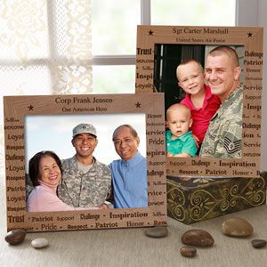 Personalized Military Picture Frame   8 x 10