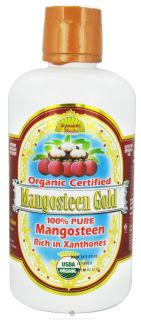 Dynamic Health   Organic Mangosteen Gold 100% Pure Juice   32 oz.