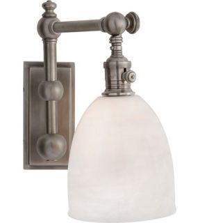 E.F. Chapman Pimlico 1 Light Bathroom Vanity Lights in Antique Nickel CHD2153AN WG