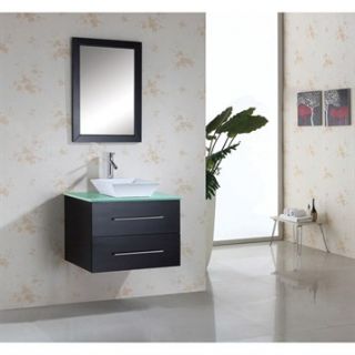 Virtu USA Marsala 29 Single Sink Bathroom Vanity   Espresso